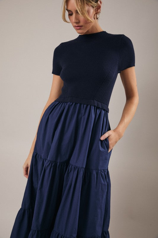 Sunday Edition Ellie Tiered Midi Dress