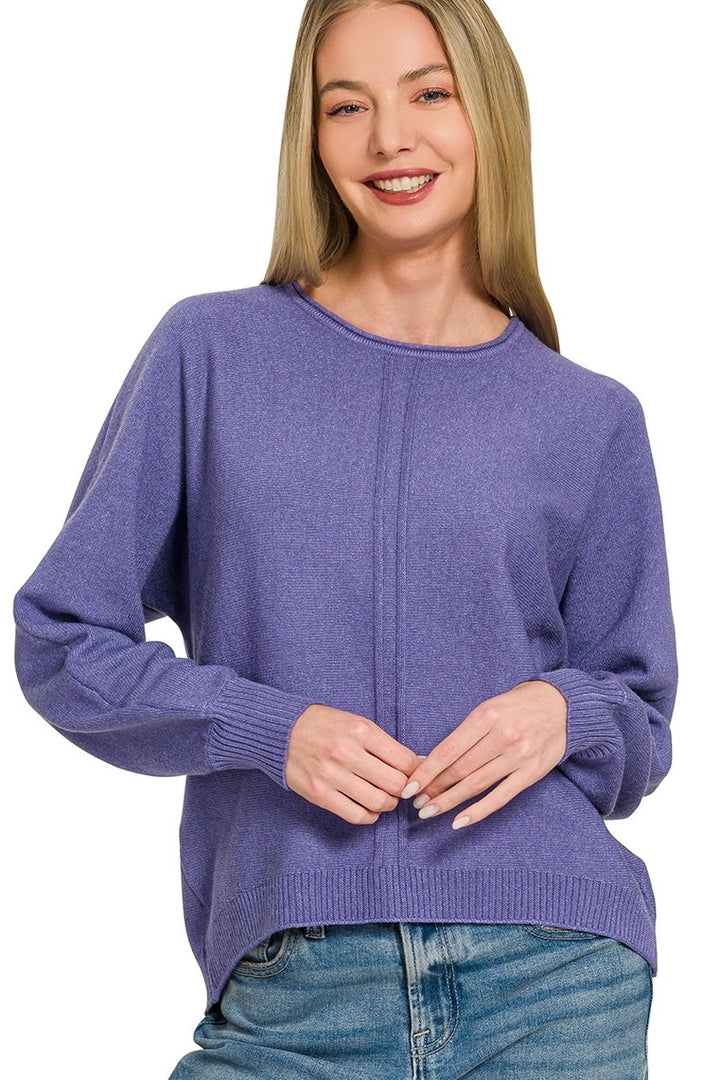 Zen Soft Knit Sweater (Cornflower Blue)