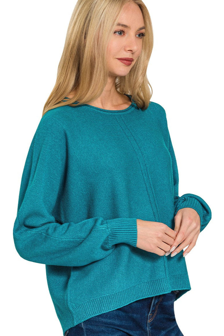 Zen Soft Knit Sweater (Ocean)