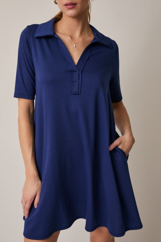 Sunday Edition Polo T-Shirt Dress
