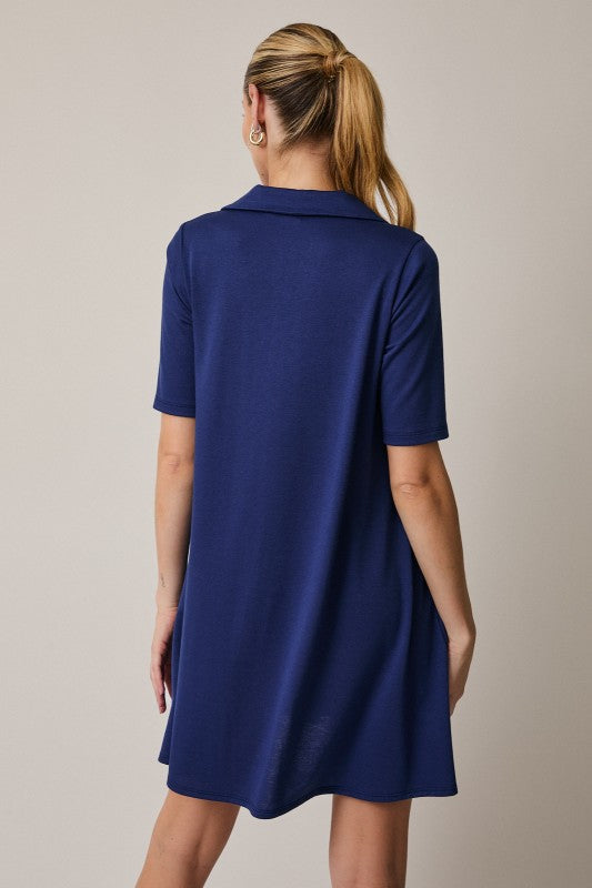 Sunday Edition Polo T-Shirt Dress