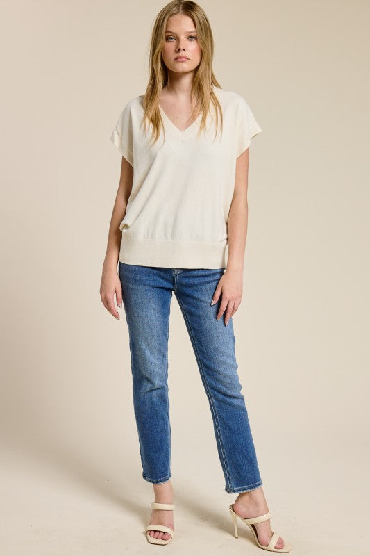 Jolie Cashmere Sweater Tee