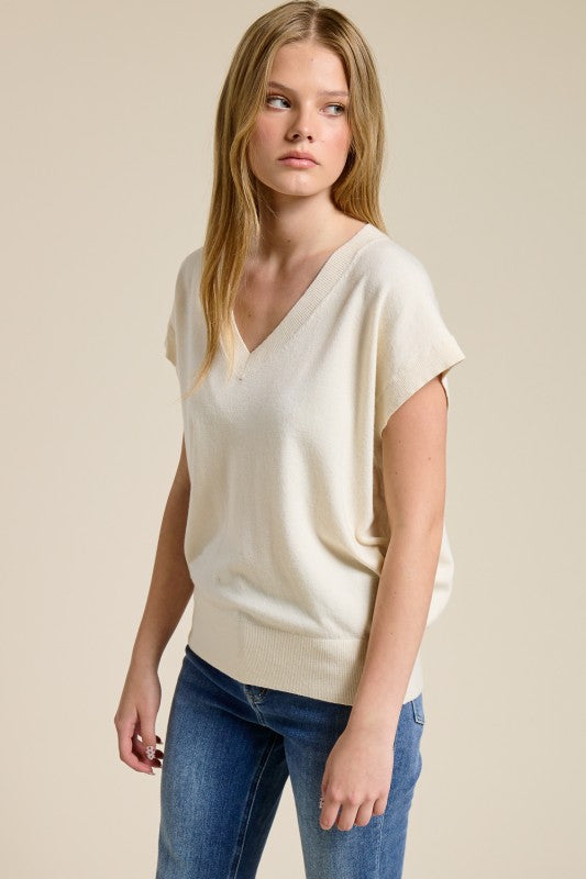 Jolie Cashmere Sweater Tee