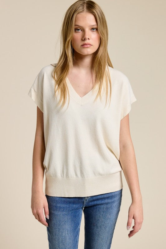 Jolie Cashmere Sweater Tee