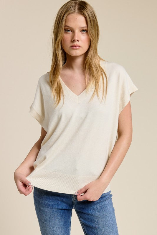 Jolie Cashmere Sweater Tee