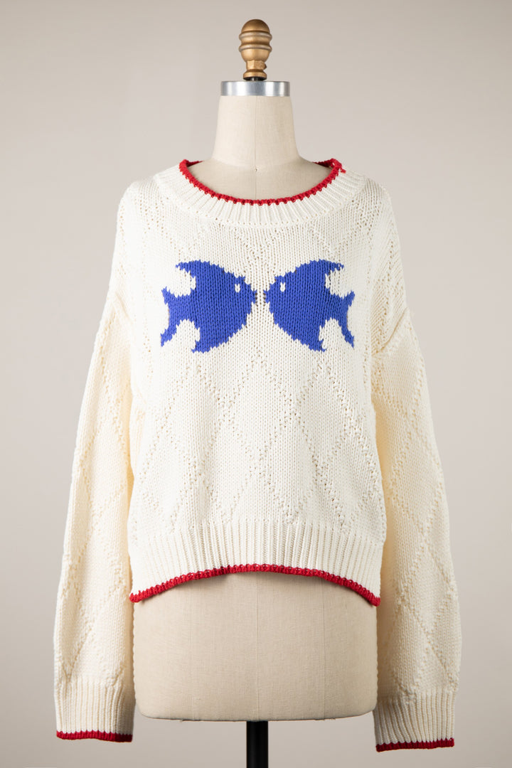 My Cozy Go Fish Sweater