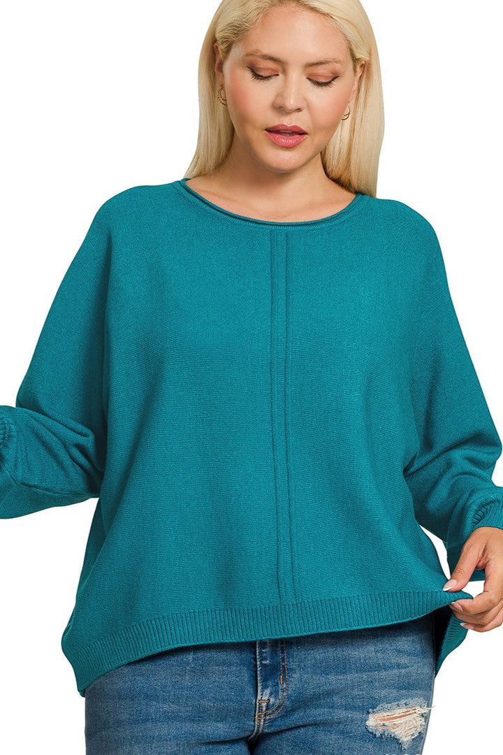 Zen Soft Knit Sweater (Ocean)