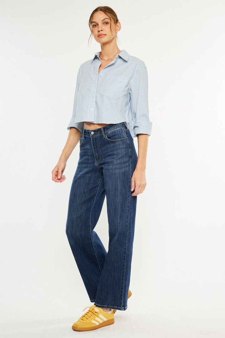 Kancan Essential Wide Leg Jean