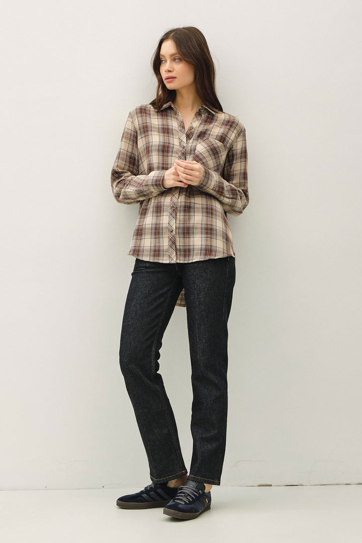 Be Cool Harlow Plaid Shirt