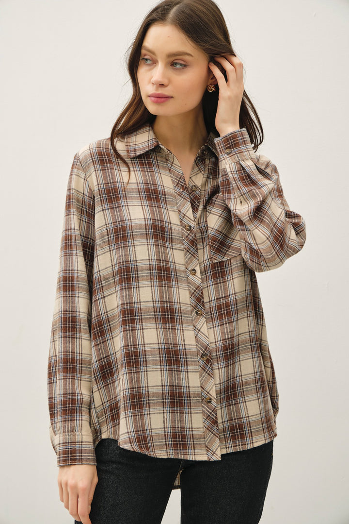 Be Cool Harlow Plaid Shirt