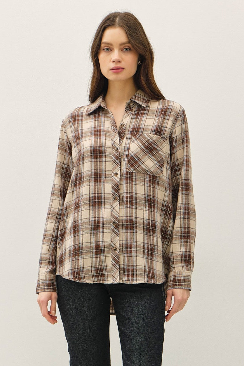 Be Cool Harlow Plaid Shirt