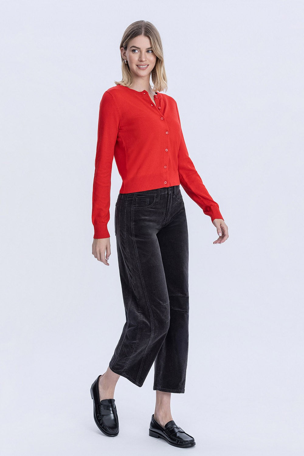 Vervet Corduroy Barrel Leg Jean