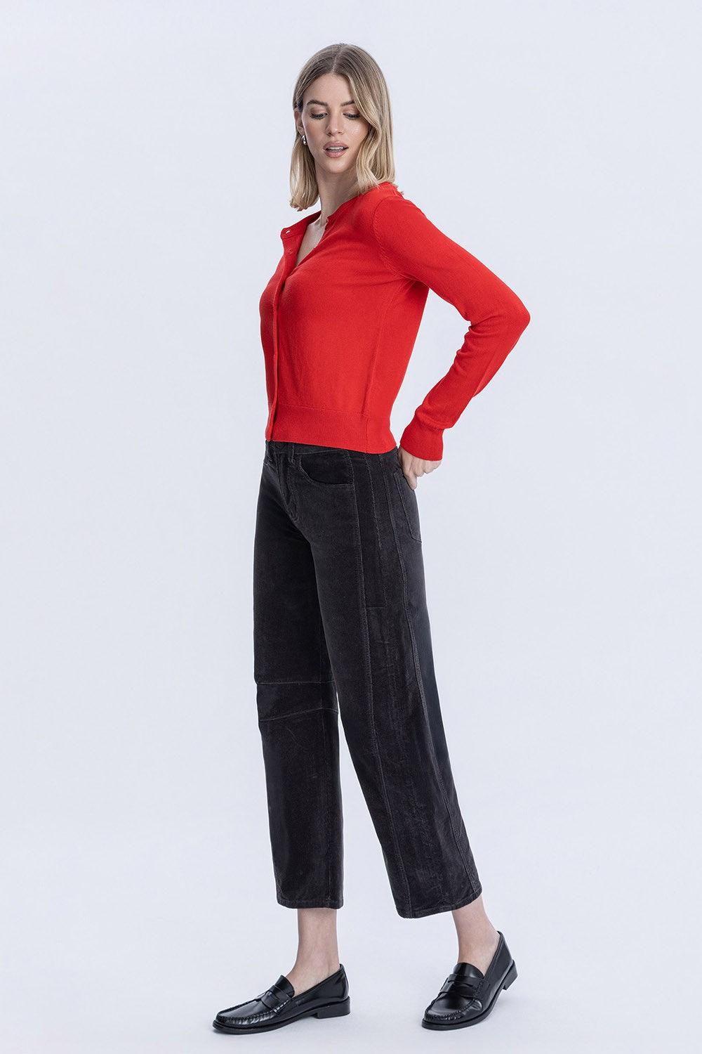Vervet Corduroy Barrel Leg Jean