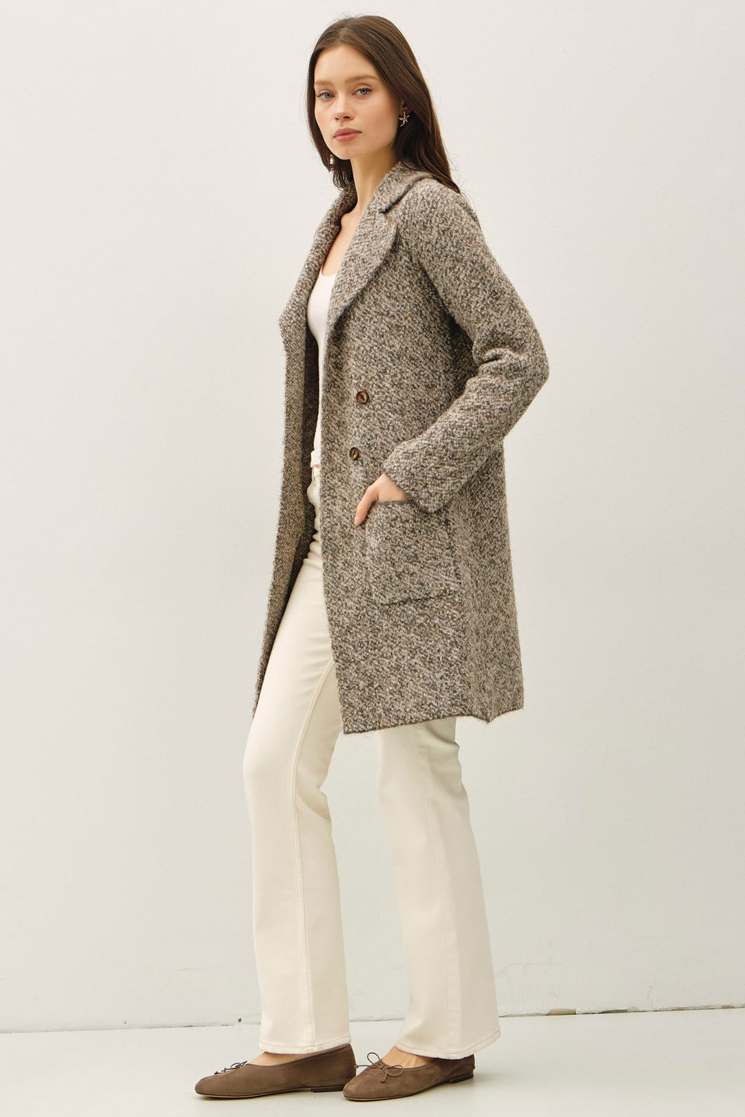 Be Cool Boucle Knit Coatigan