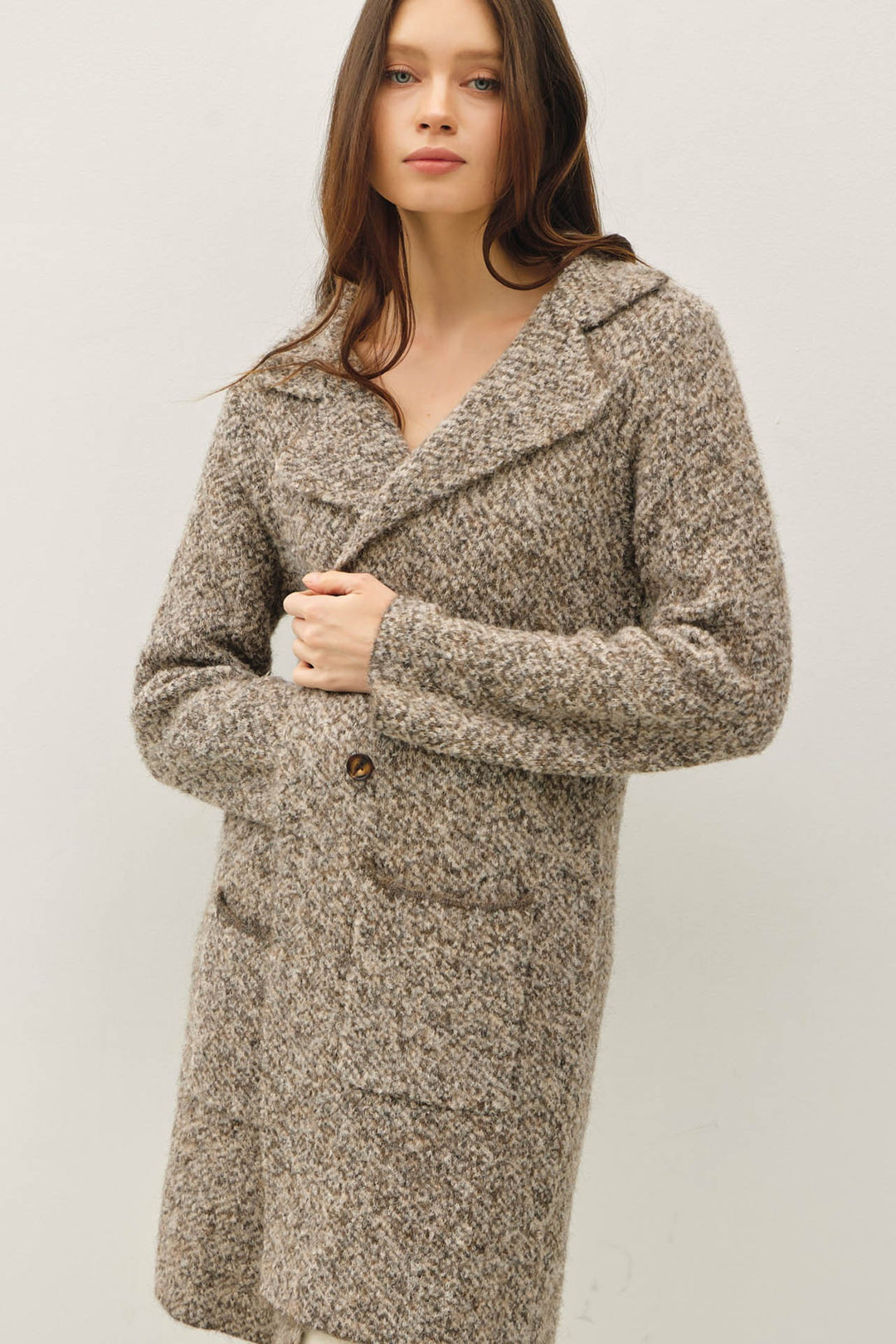 Be Cool Boucle Knit Coatigan