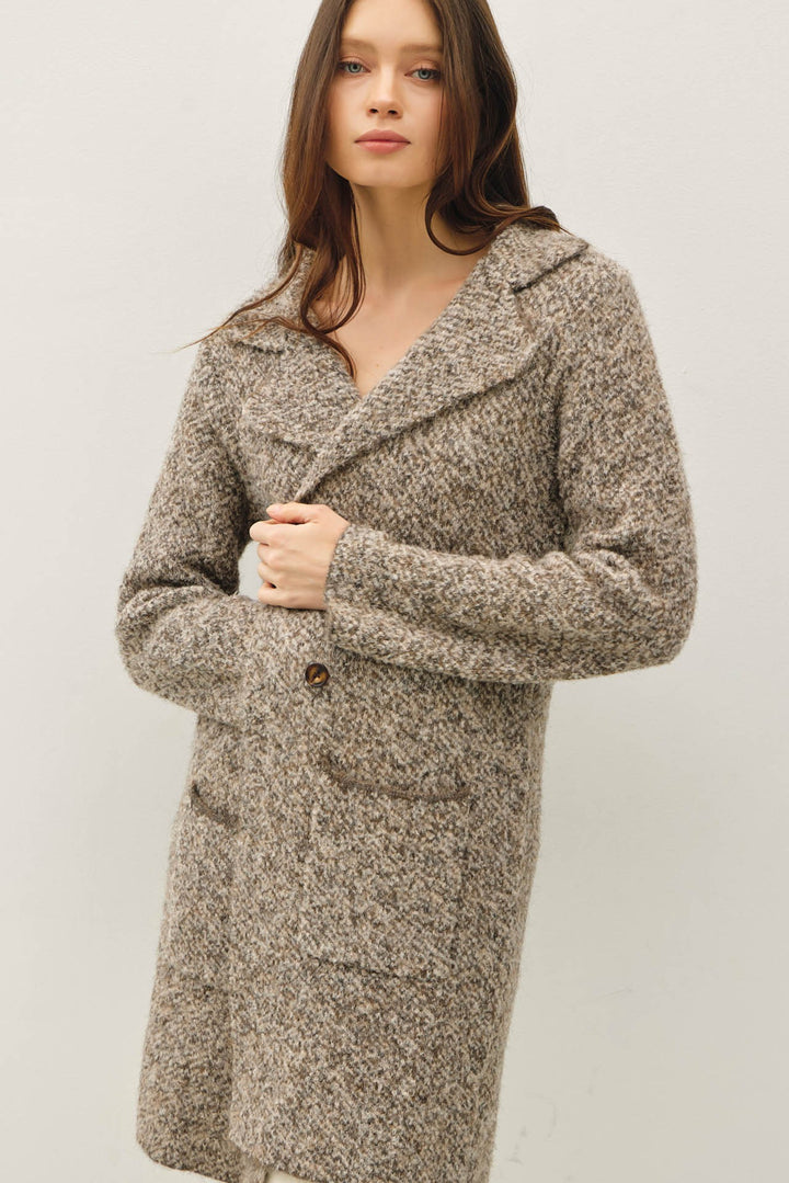 Be Cool Boucle Knit Coatigan