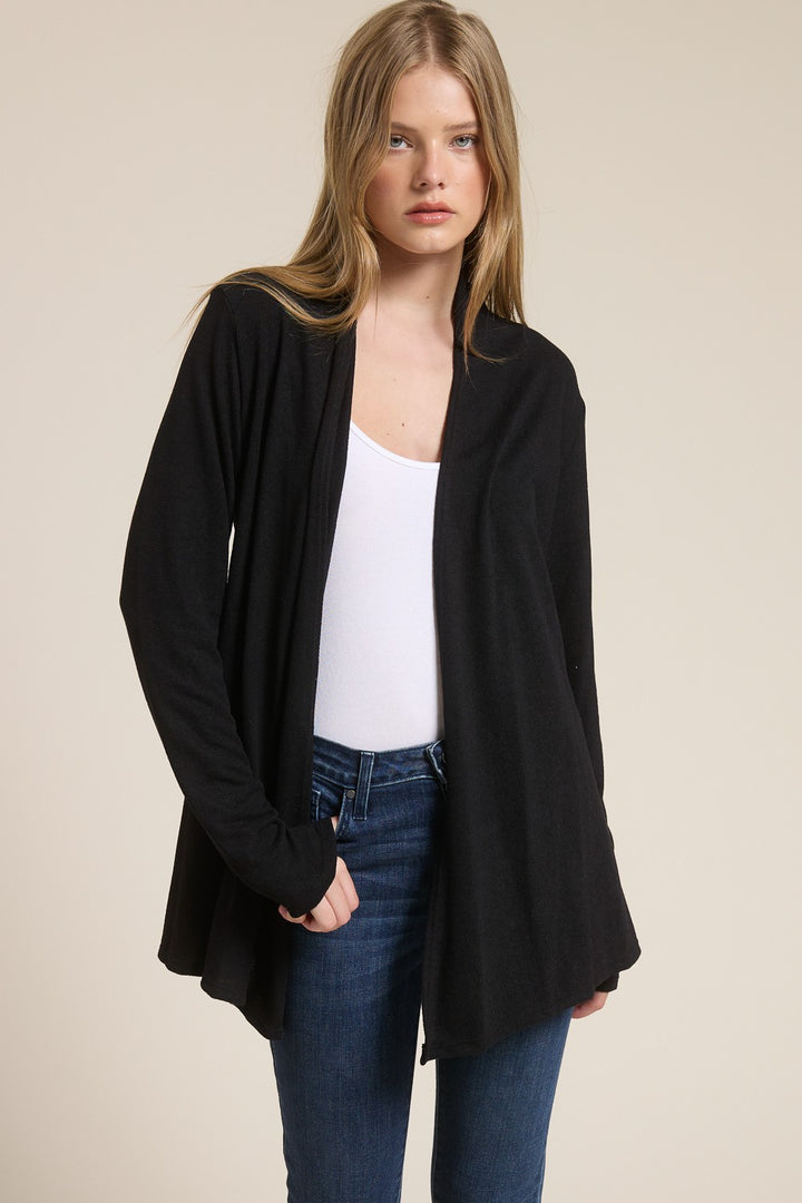 Jolie Light Knit Cardigan (Black)