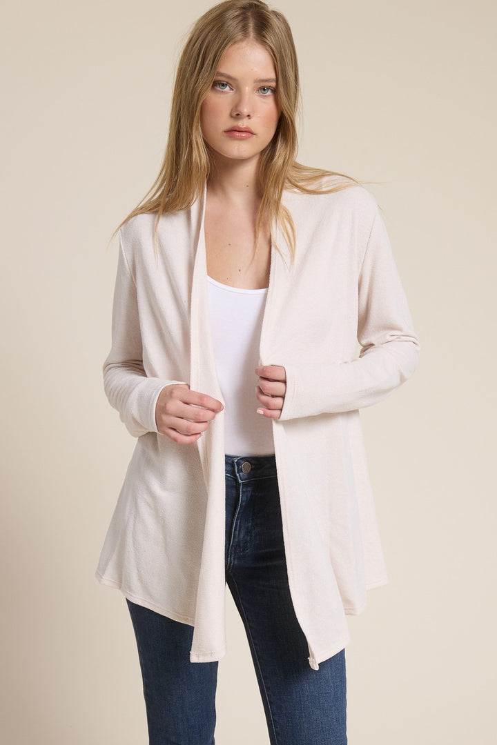 Jolie Light Knit Cardigan (Oat)
