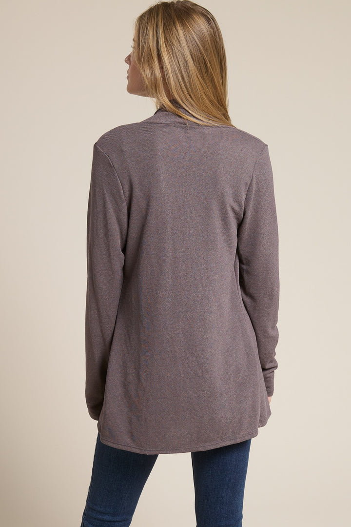 Jolie Light Knit Cardigan (Dark Cocoa)
