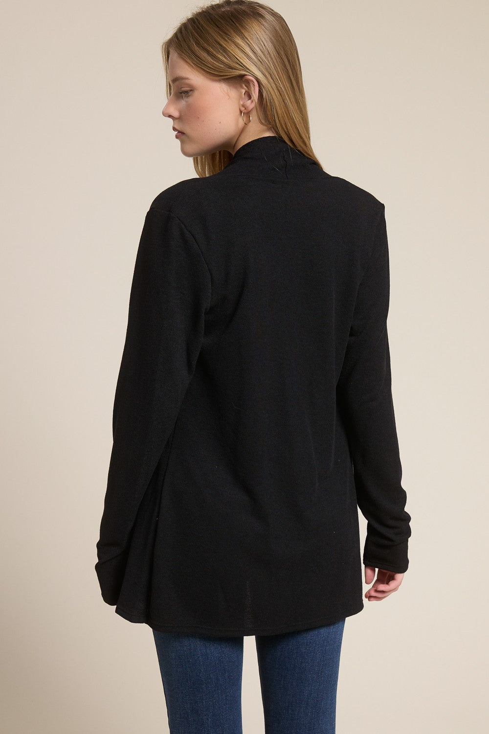 Jolie Light Knit Cardigan (Black)