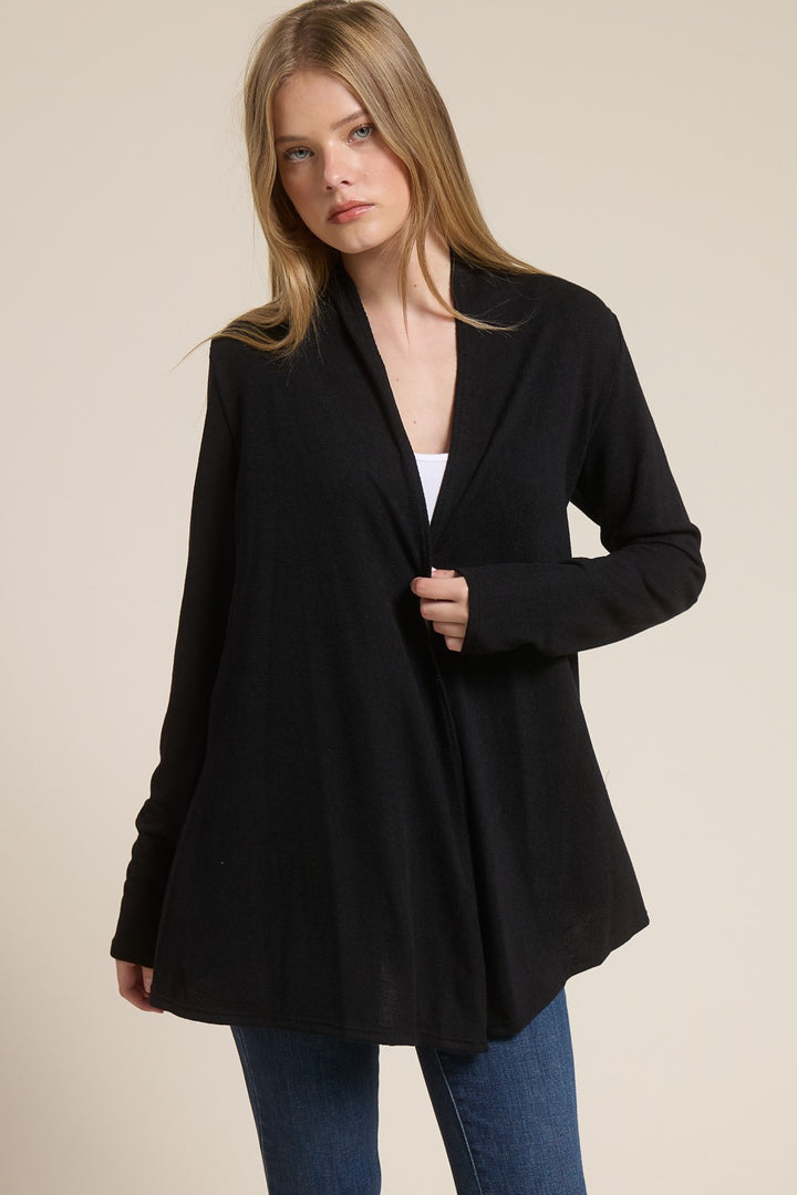 Jolie Light Knit Cardigan (Black)