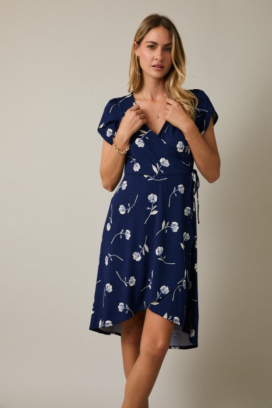 Sunday Edition Puff Sleeve Tulip Dress