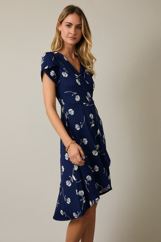 Sunday Edition Puff Sleeve Tulip Dress