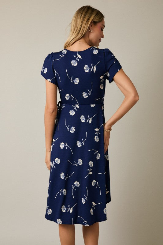 Sunday Edition Puff Sleeve Tulip Dress