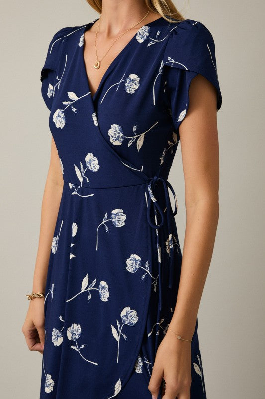 Sunday Edition Puff Sleeve Tulip Dress