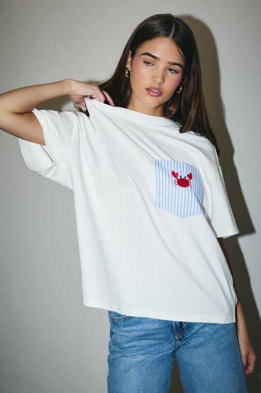 Sunday Edition Crab Boyfriend Tee