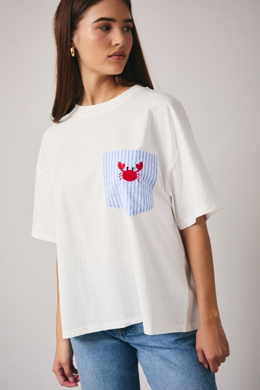 Sunday Edition Crab Boyfriend Tee