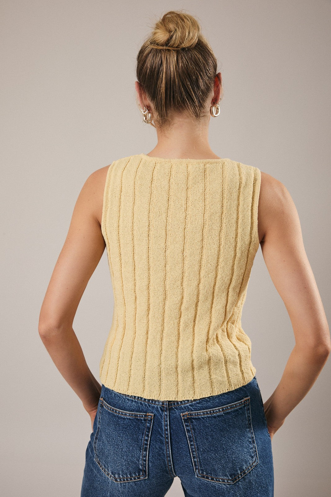 Sunday Edition Knit Rib Tank (Butter)