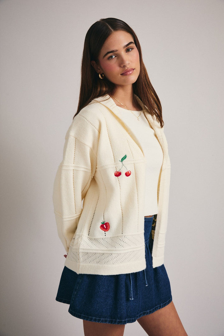 Sunday Edition Fruity Sweater Cardigan