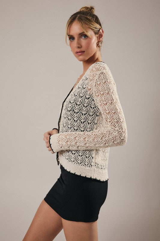 Sunday Edition Crochet Cardigan
