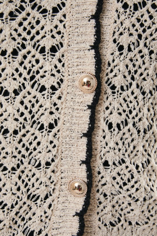 Sunday Edition Crochet Cardigan