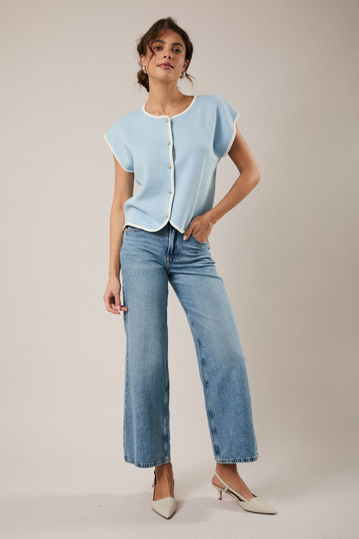 Sunday Edition Myah Button Top