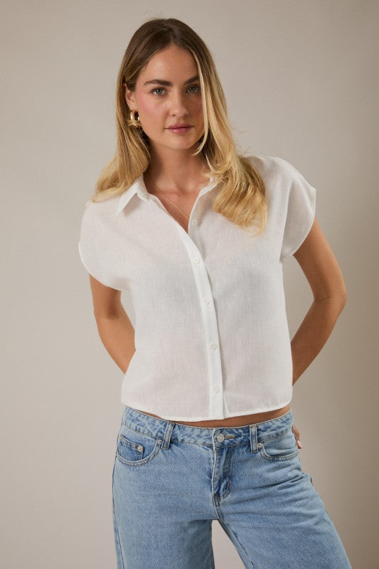 Sunday Edition Button Up Tee