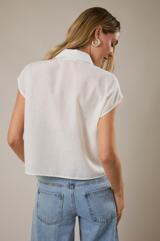 Sunday Edition Button Up Tee