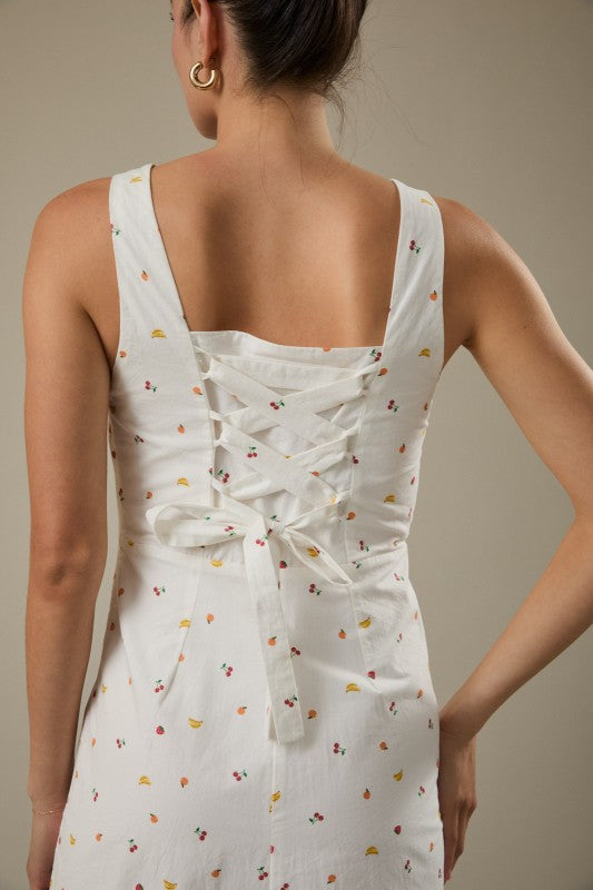 Sunday Edition Cotton Fruity Dress