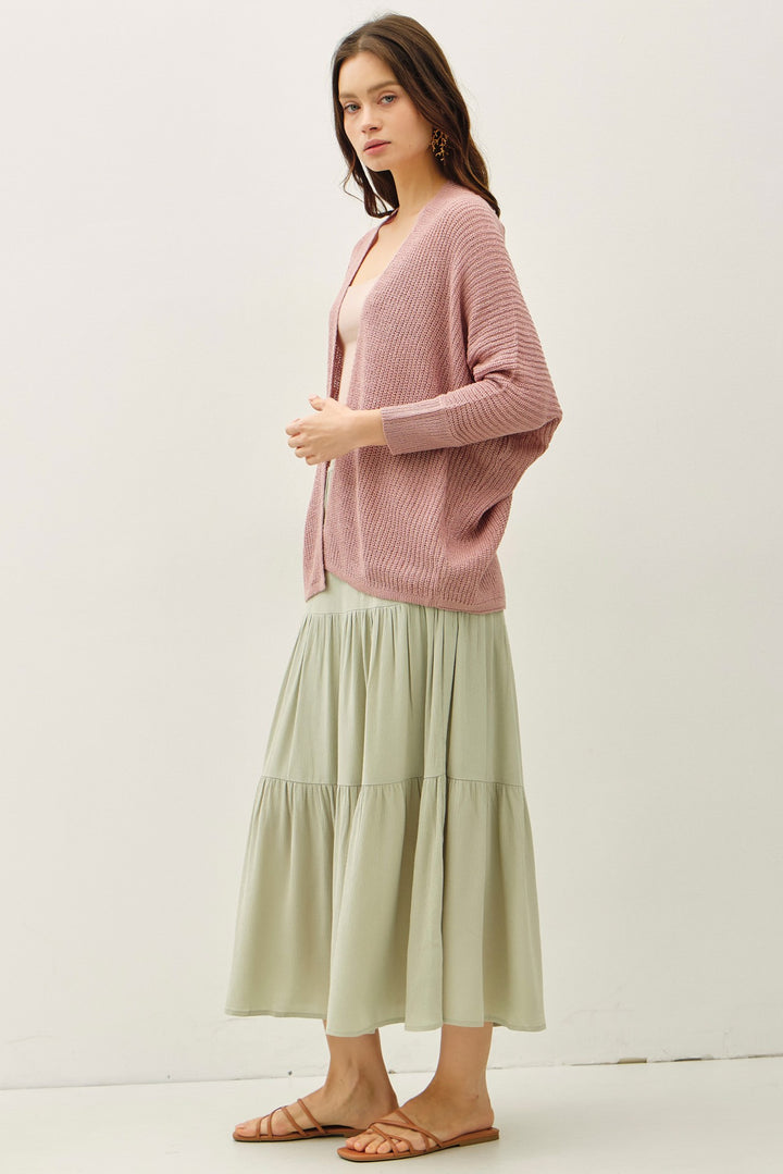 Be Cool Knit Cardigan (Blush)