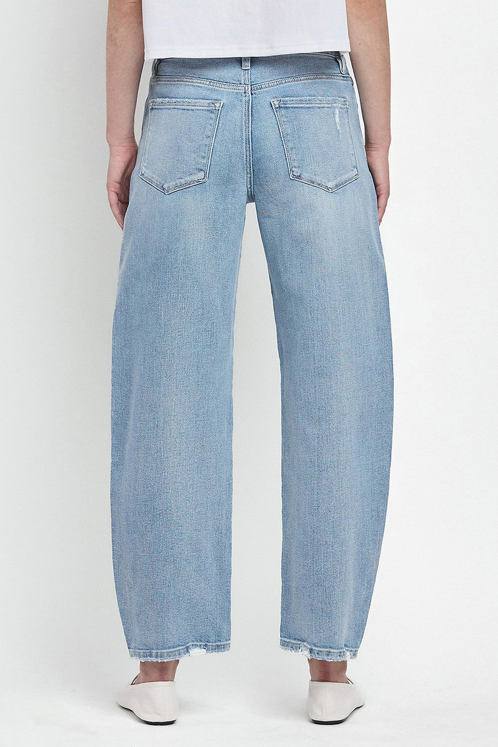 Vervet High Rise Barrel Jean