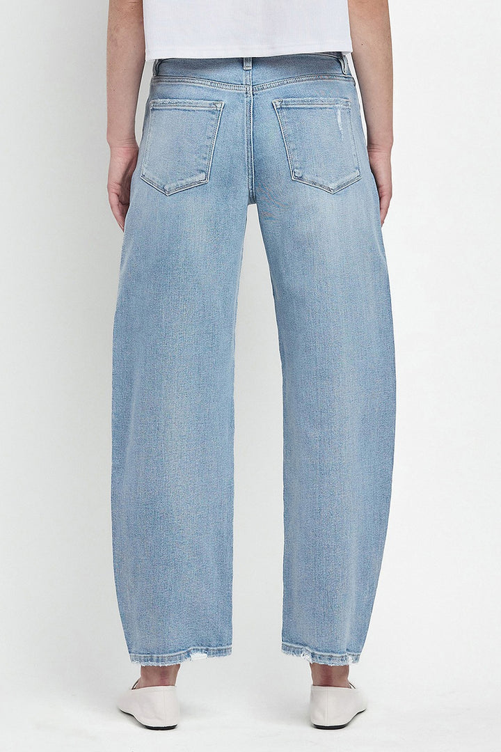 Vervet High Rise Barrel Jean