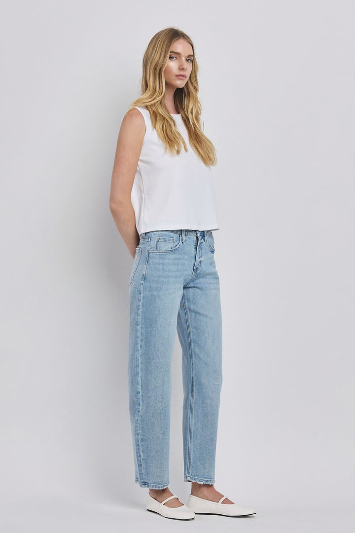 Vervet High Rise Barrel Jean