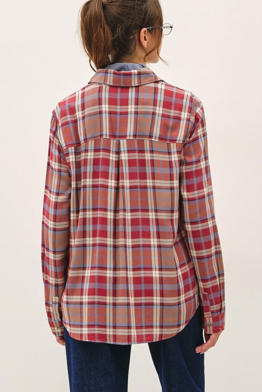 Be Cool Delilah Plaid Flannel