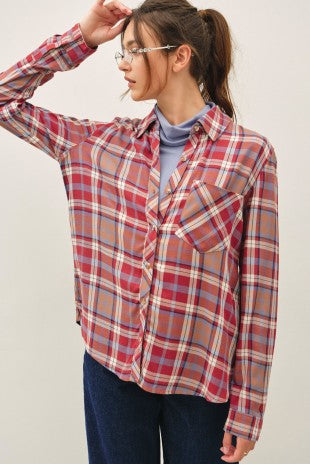 Be Cool Delilah Plaid Flannel