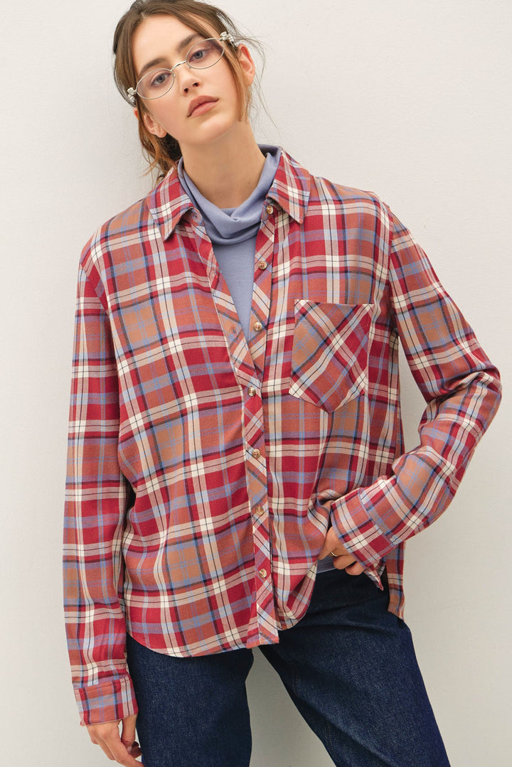 Be Cool Delilah Plaid Flannel