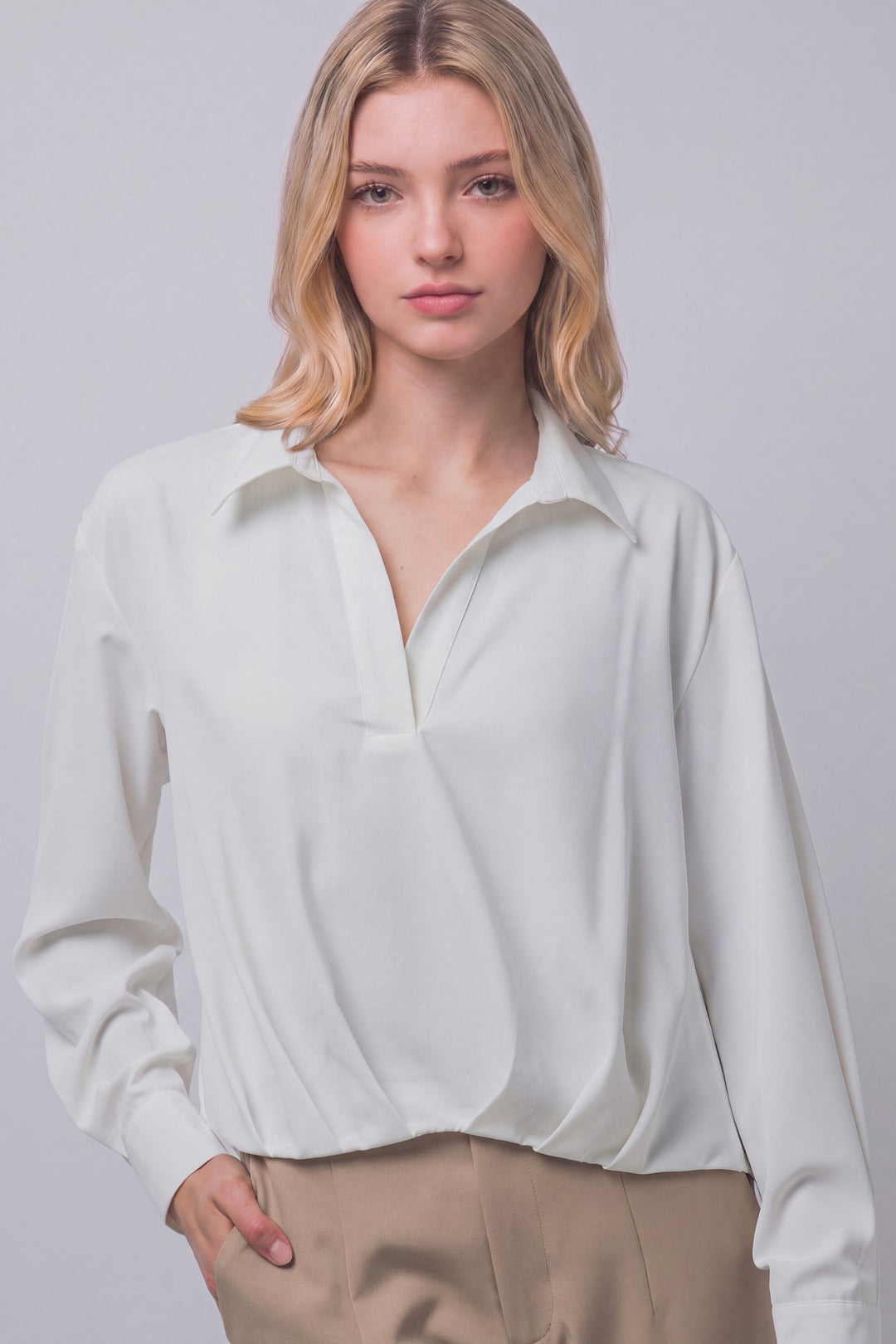 Love Tree Celeste Blouse (Ivory)