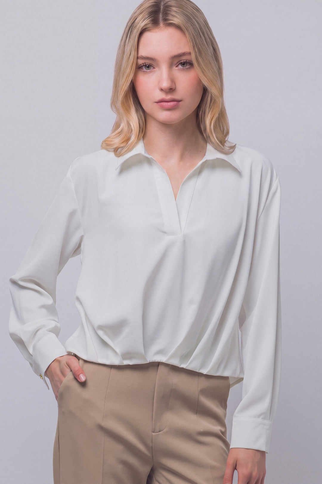 Love Tree Celeste Blouse (Ivory)