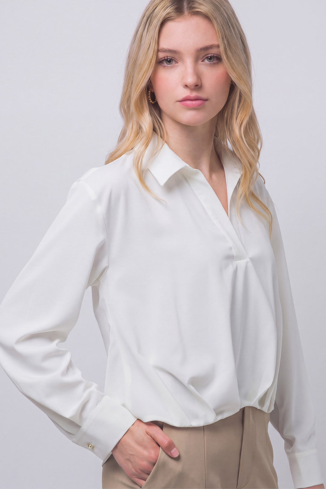 Love Tree Celeste Blouse (Ivory)