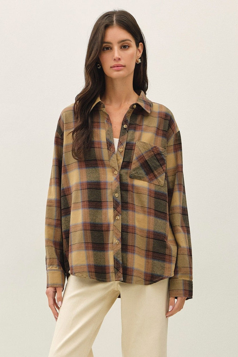 Be Cool Cotton Plaid Shirt
